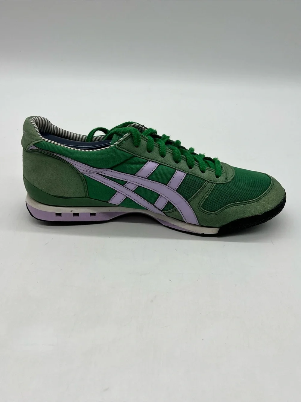 Onitsuka Tiger Ultimate 81 Women’s Sz 10 Green Violet Suede Sneakers Shoes.